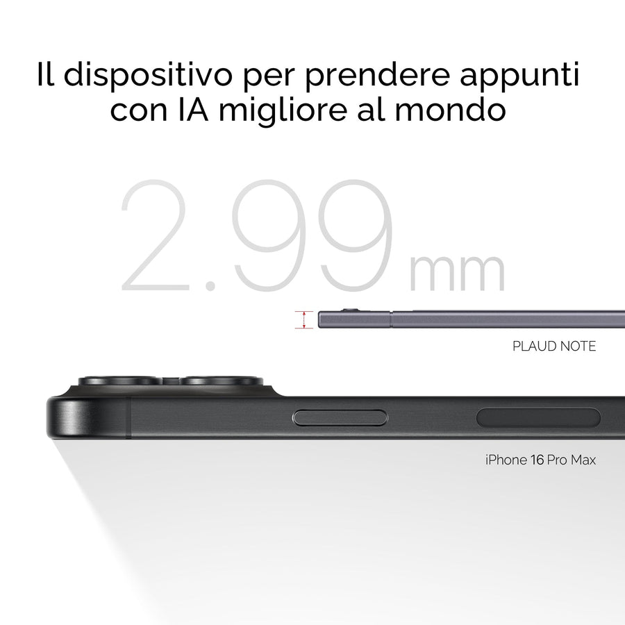 PLAUD NOTE - Notetaker IA Professionale
