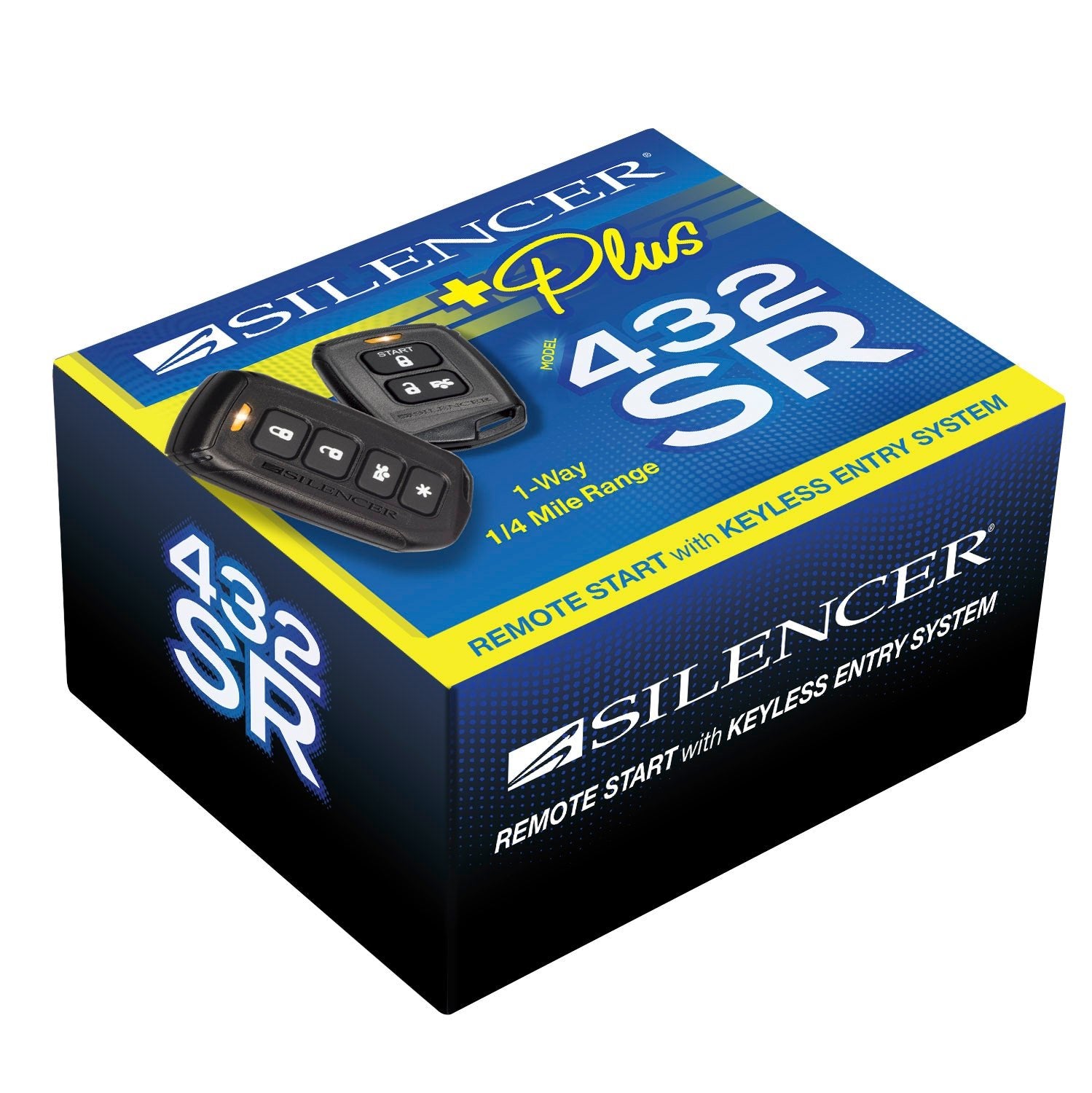 Silencer Plus 432SR | 1 Way | 1/4 Mile Range Remote Start & Keyless Entry