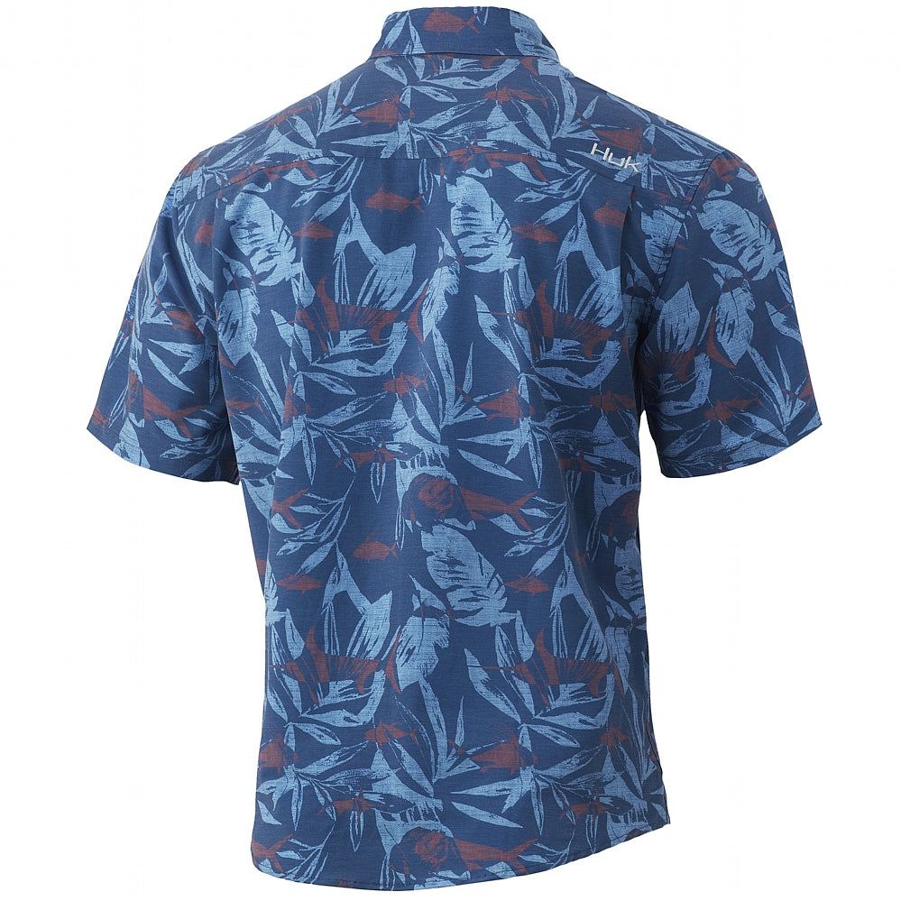 Huk Kona Ocean Palm Short Sleeve Shirt