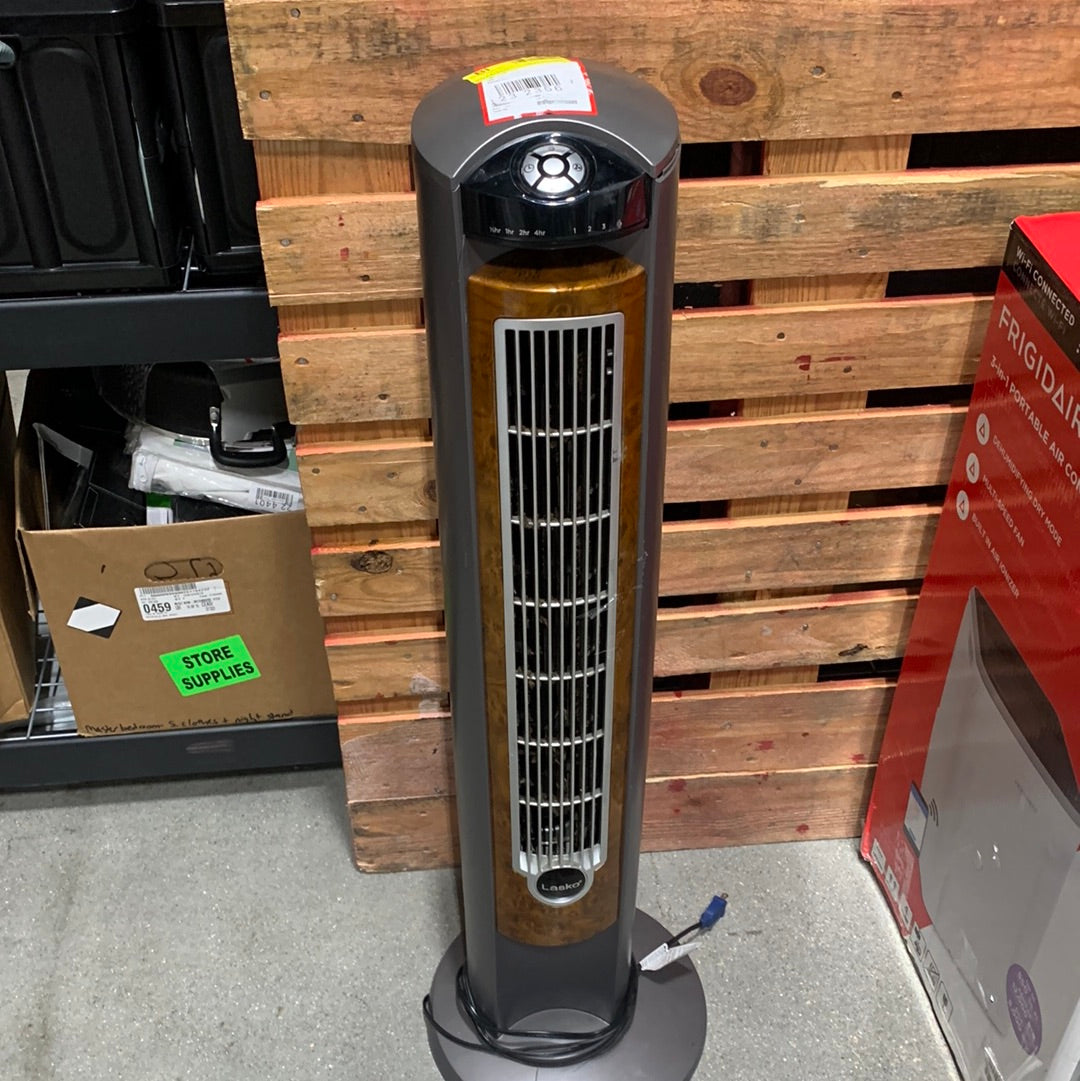 Used Lasko - Wind Curve Tower Fan with Nighttime Setting - Gray