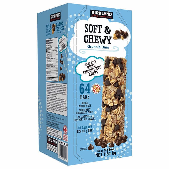 Kirkland Signature Soft & Chewy Granola Bars, 1.54 kg