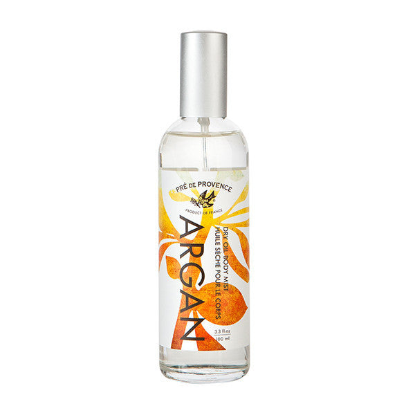 argan sweet orange dry oil body mist - european soaps