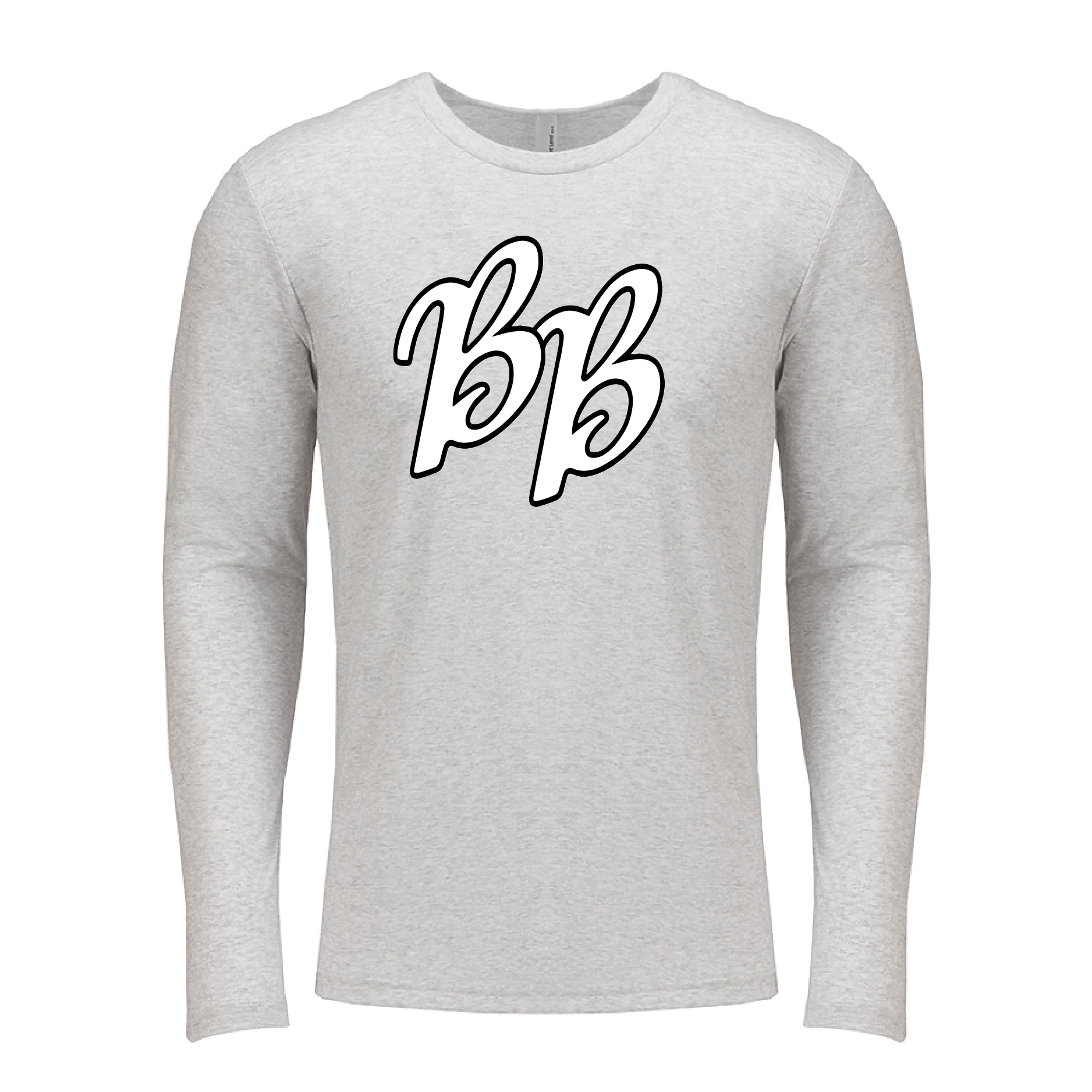 Mens BB 2 Color Long Sleeve Tri Blend