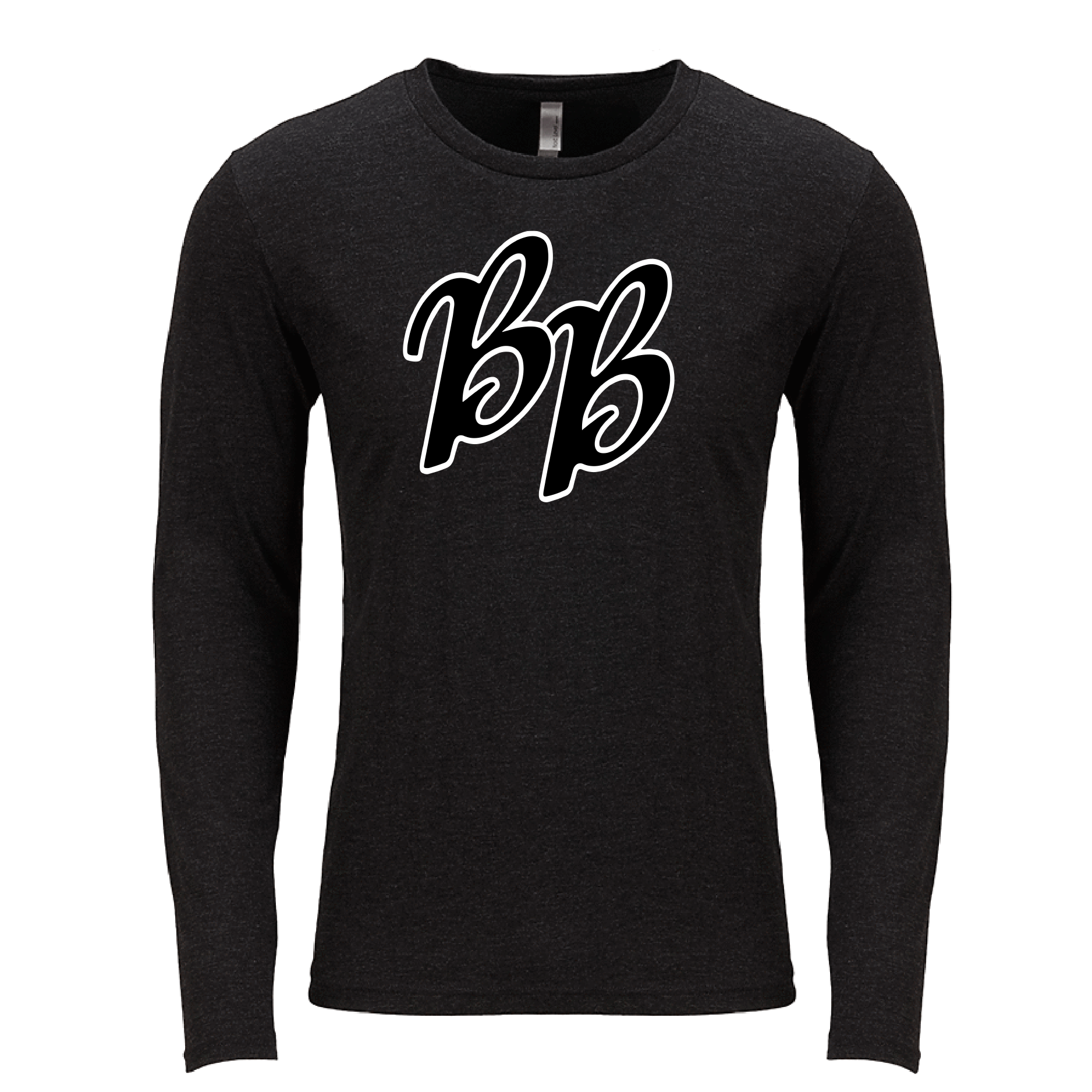 Mens BB 2 Color Long Sleeve Tri Blend