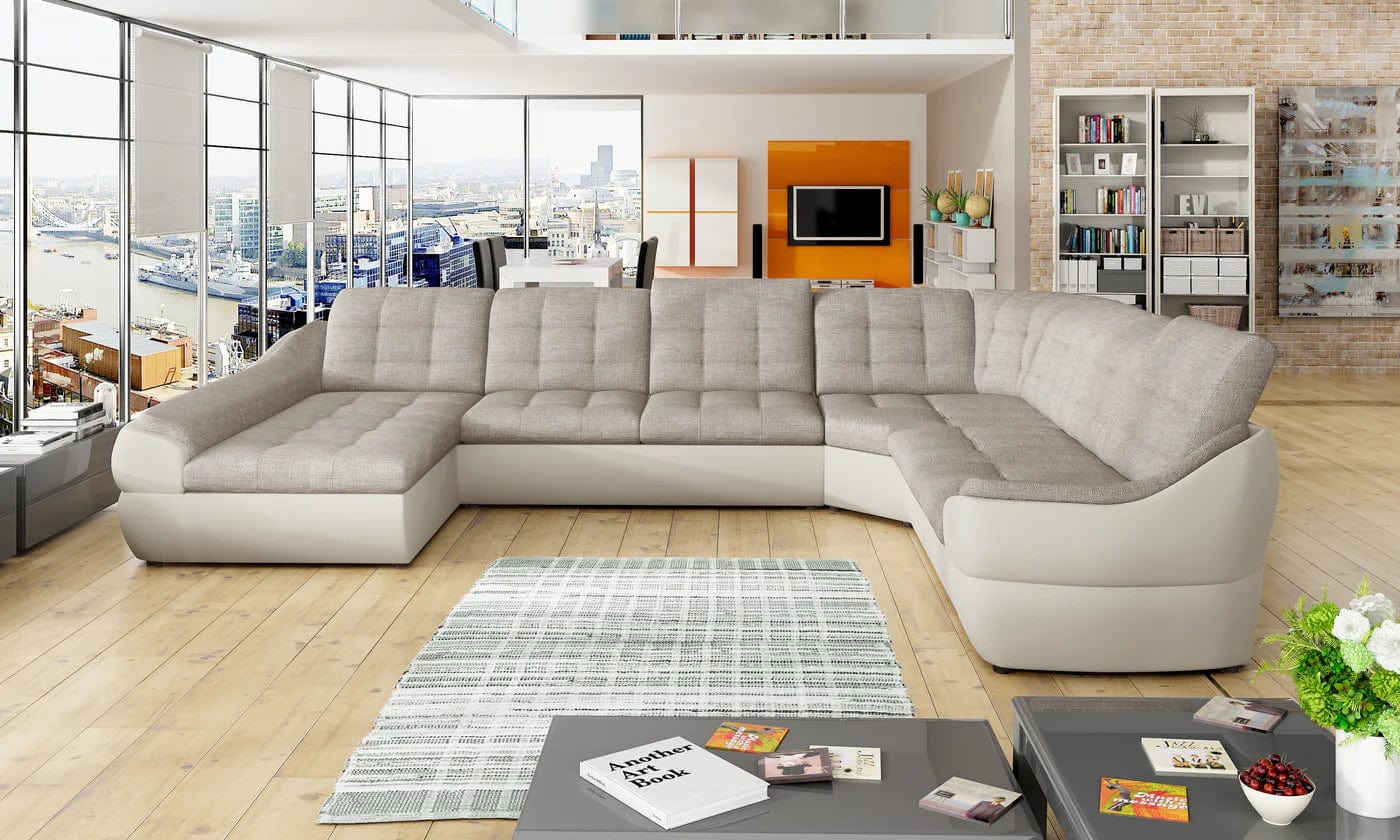 Maxima House Sleeper Sectional Sofa Infinity XL, Left, U-Shape, FULL XL with storage W0024