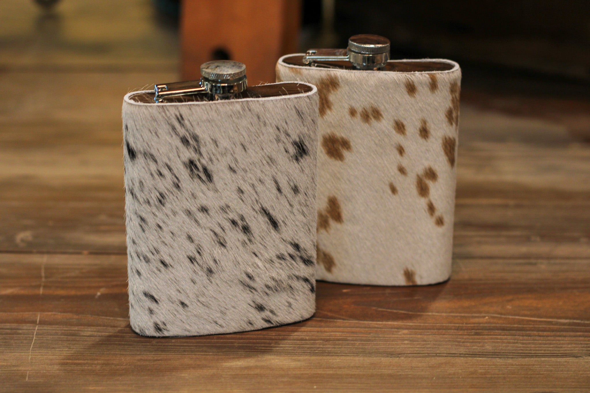 Cowhide Flasks