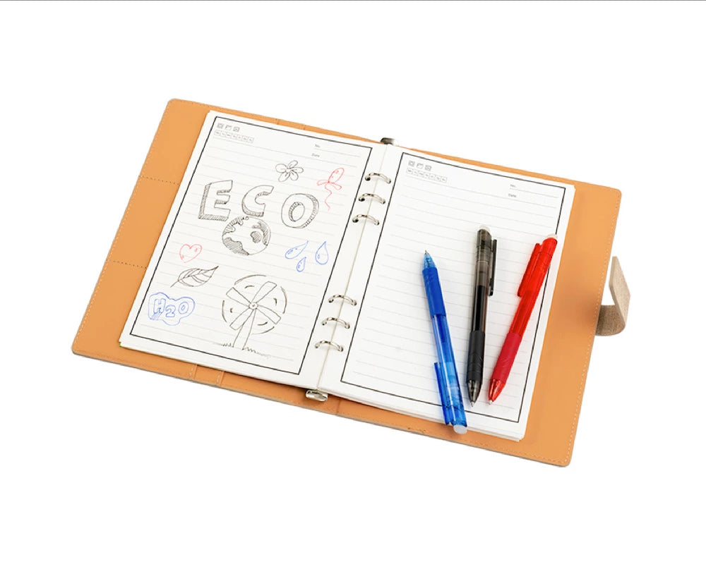 New Generation of Notebook It integrates the upsides of both paper notebooks and electronic devices, allowing you to keep your writing gestures alive and record your endless ideas without replacing notebooks often.