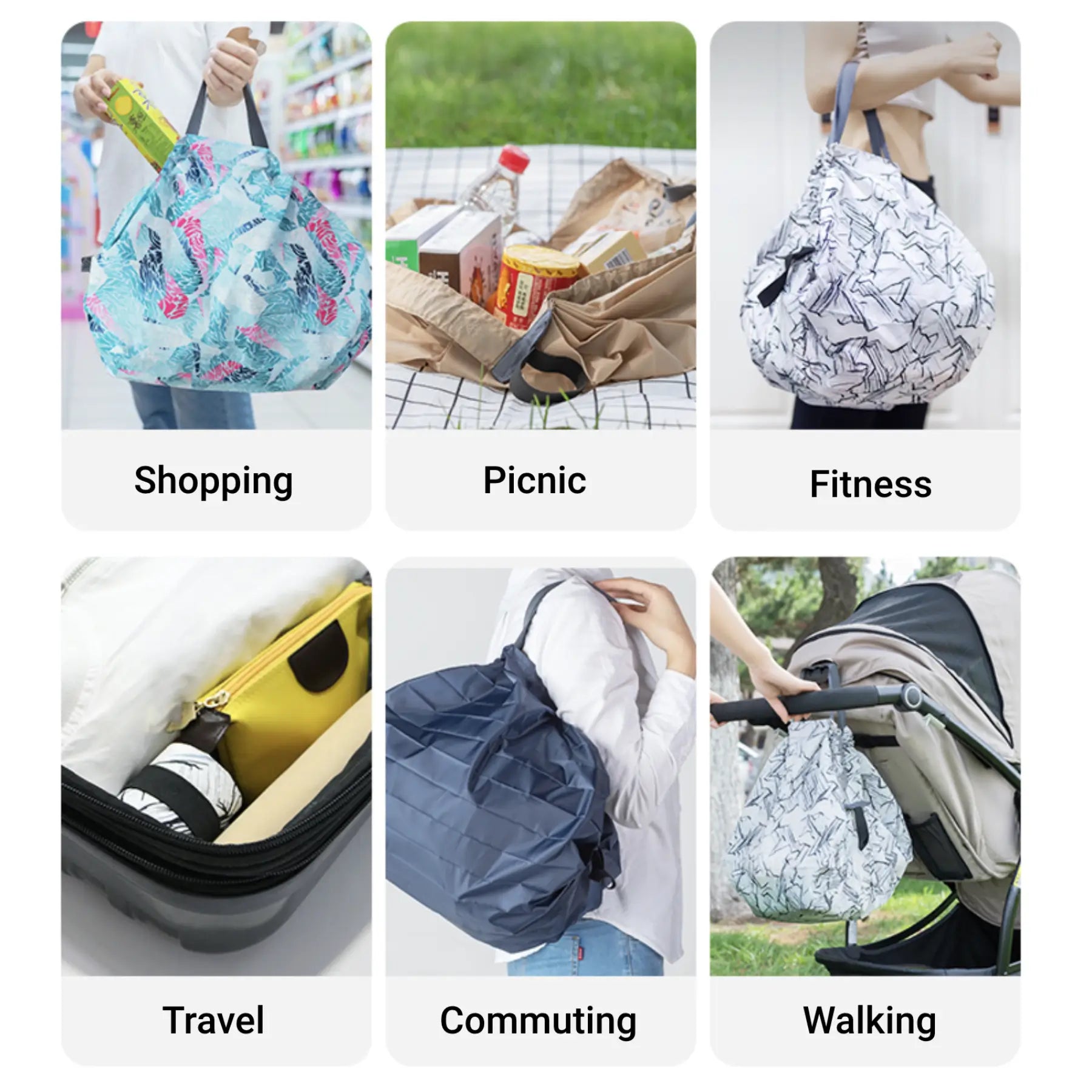 Convenient Suitable for- Shopping- Travel- Swimming- Sports events- More