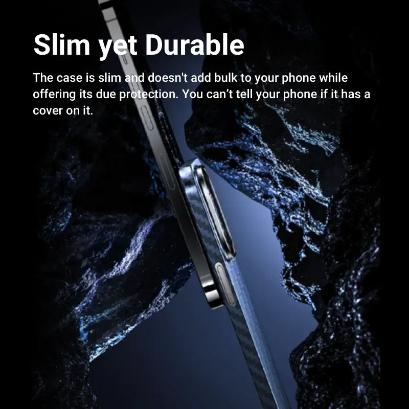 Slim yet Durable The case is slim and doesn't add bulk to your phone while offering its due protection. You can’t tell your phone if it has a cover on it. 0.025 inch thickness 0.02 lb weight
