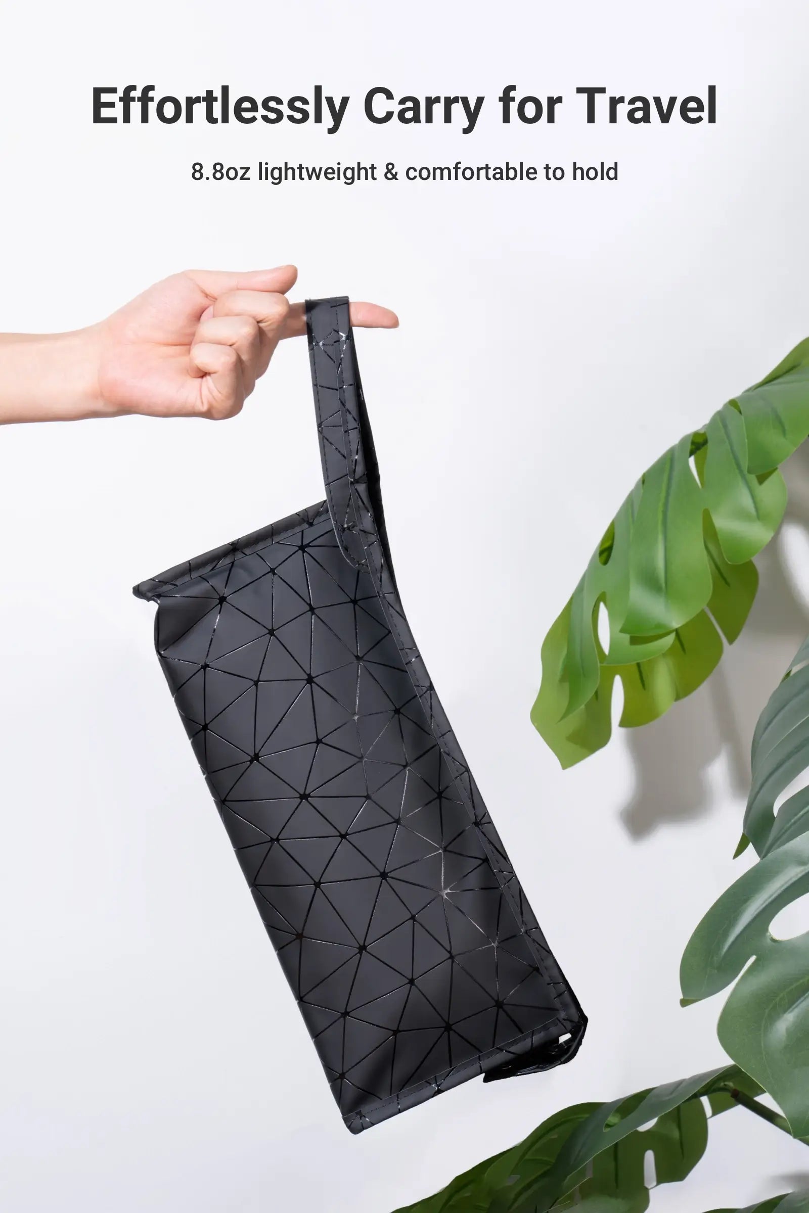 Geometric Pattern Portable Hair Dryer Bag for Travel