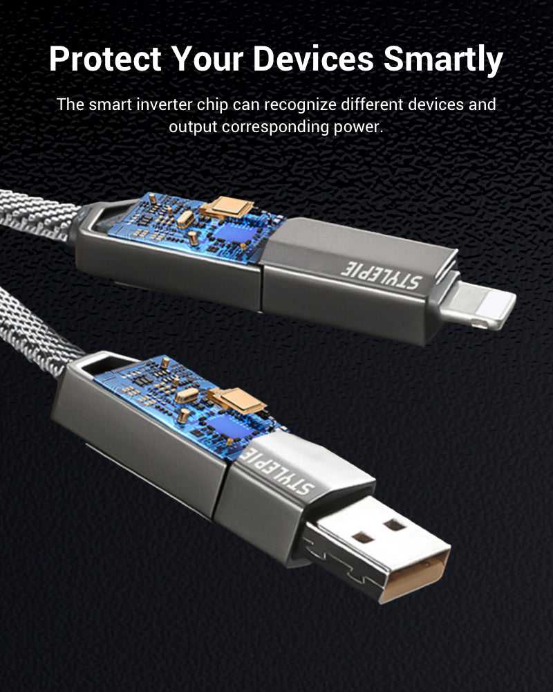 The smart inverter chip can recognize different devices and output corresponding power.