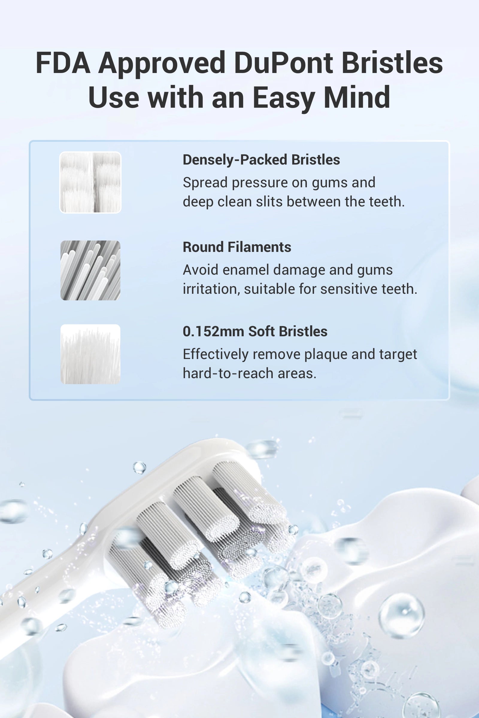 FDA Approved DuPont Bristles Use with an Easy Mind
