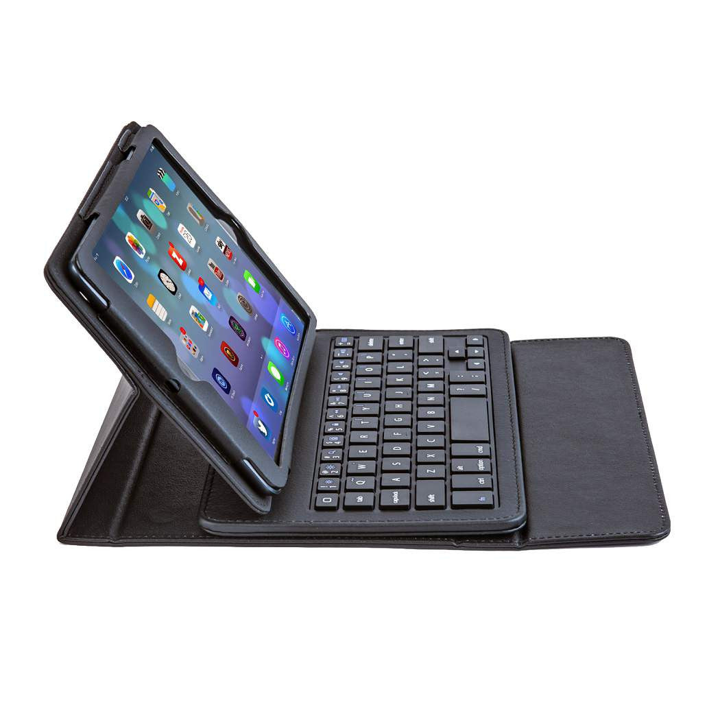 Vegan Leather Folio Case with Bluetooth? Keyboard for iPad Mini 1, 2, 3 & 4 (KX101)