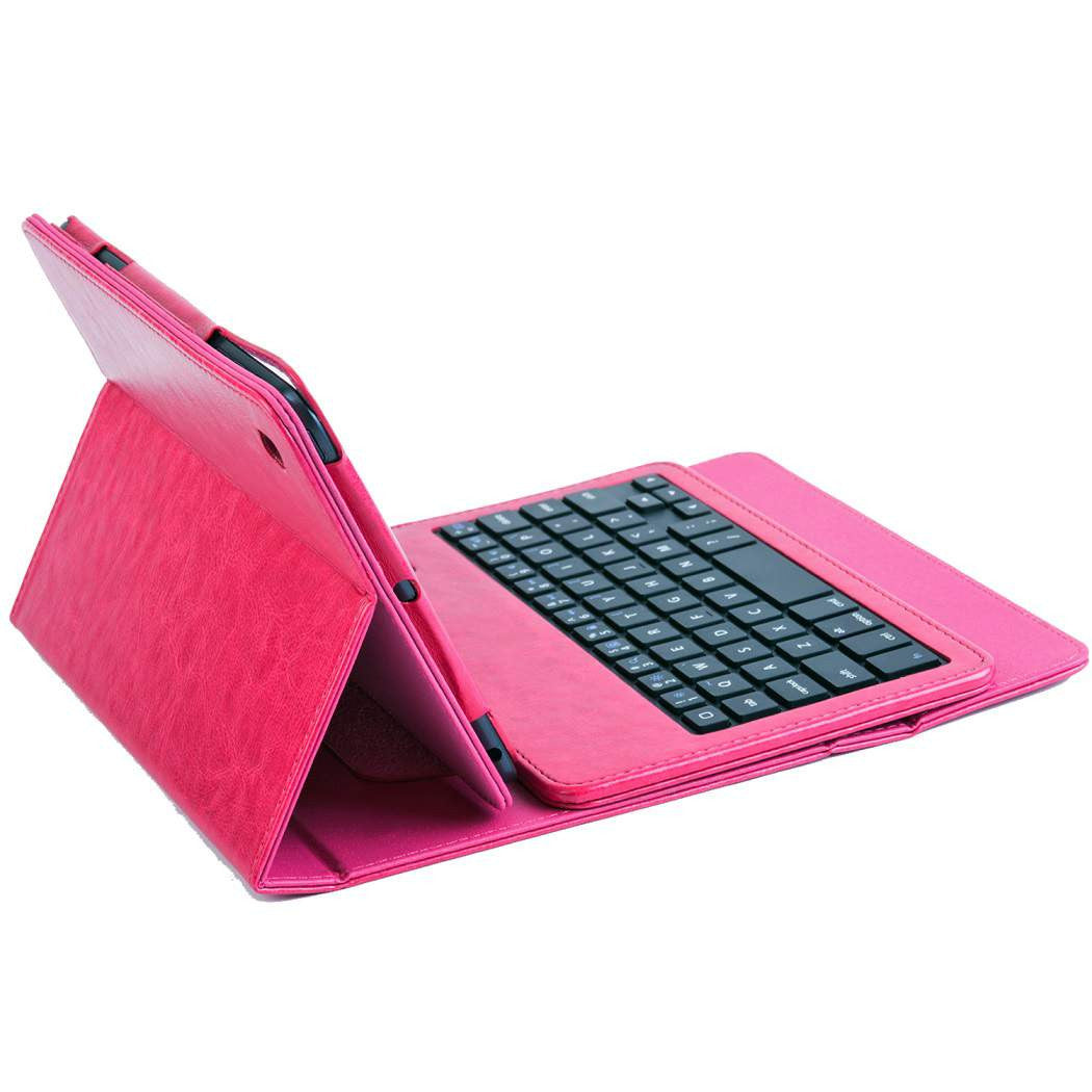 Vegan Leather Folio Case with Bluetooth? Keyboard for iPad Mini 1, 2, 3 & 4 (KX101)