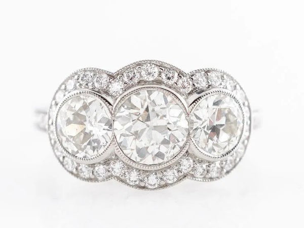 Three Stone Engagement Ring