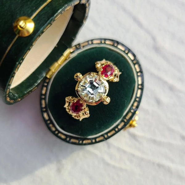 Three Stone Engagement Ring