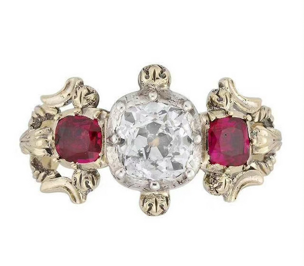 Three Stone Engagement Ring