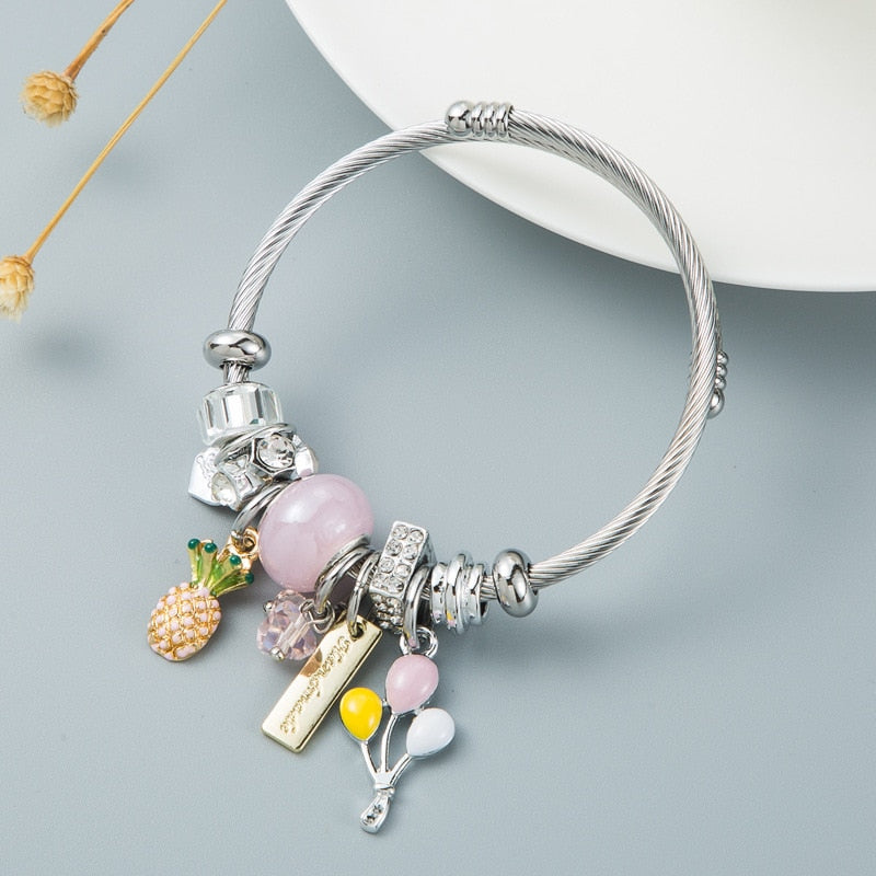 Charms Bracelet - Pineapple