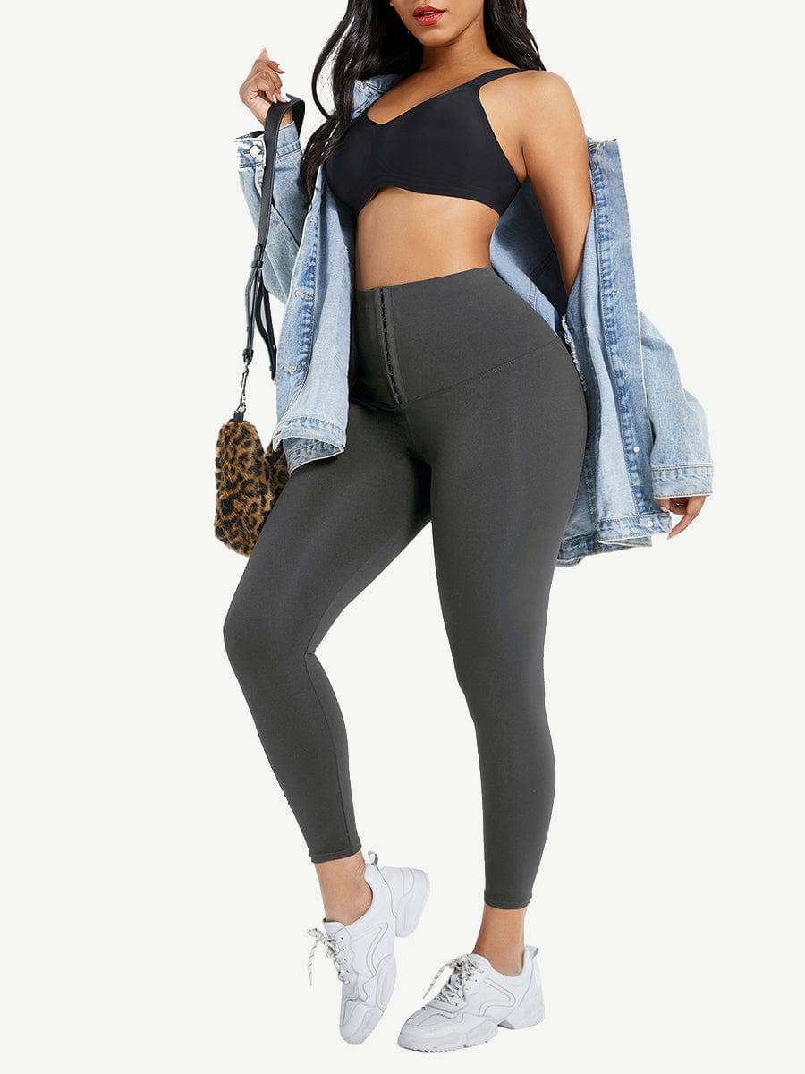 Gray Classic Waist Training Leggings