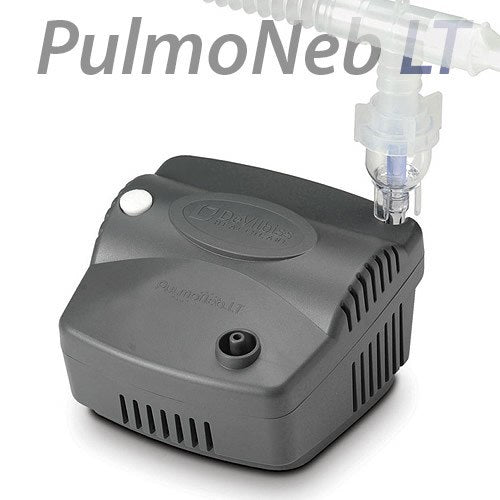 DeVilbiss Healthcare PulmoNeb LT Compressor Nebulizer w/ Disposable & Reusable Nebulizer