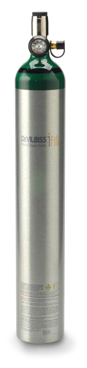 DeVilbiss Healthcare Continuous Flow Oxygen Cylinder, E Cylinder