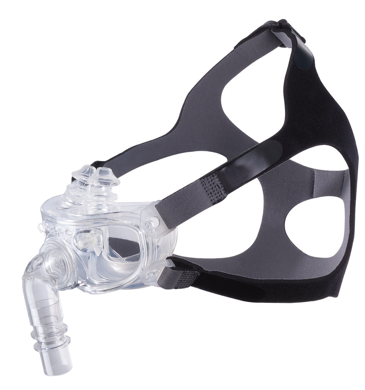 DeVilbiss Healthcare Hybrid CPAP Dual-Airway Interface with Headgear, All Sizes Kit (FitPack)