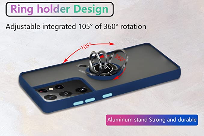 Samsung Galaxy S21 Ultra 6.8 Magnetic Ringstand Cases