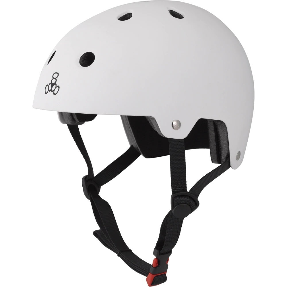 Triple Eight - Dual Certified Helmet - White Matte