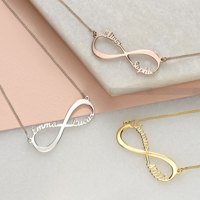 Personalized Infinity Name Necklace For Women