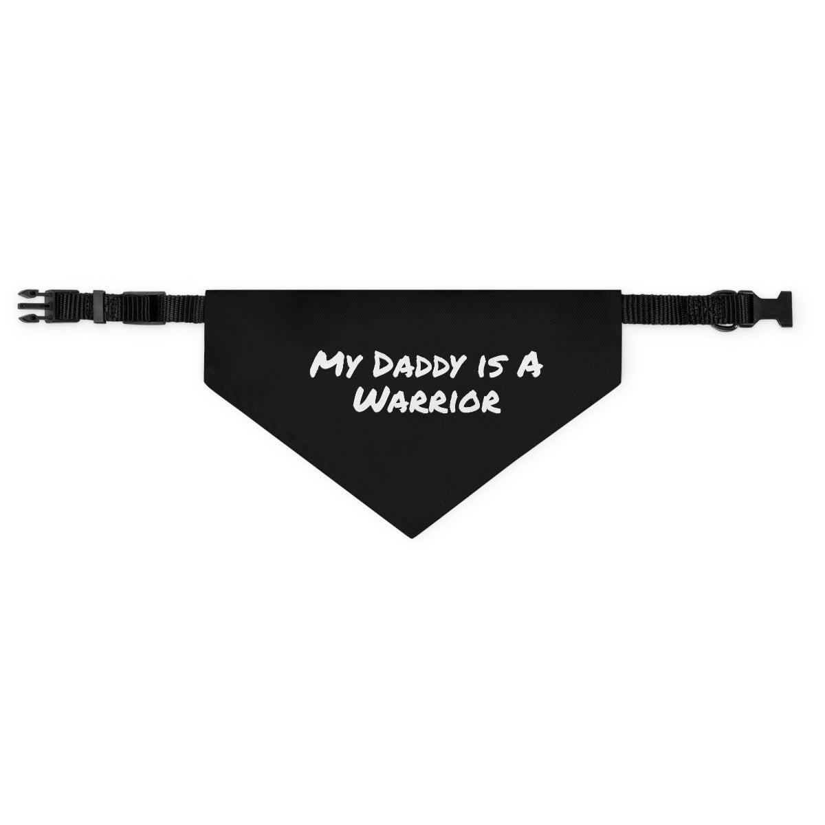 My Daddy is a Warrior - Pet Bandana Collar