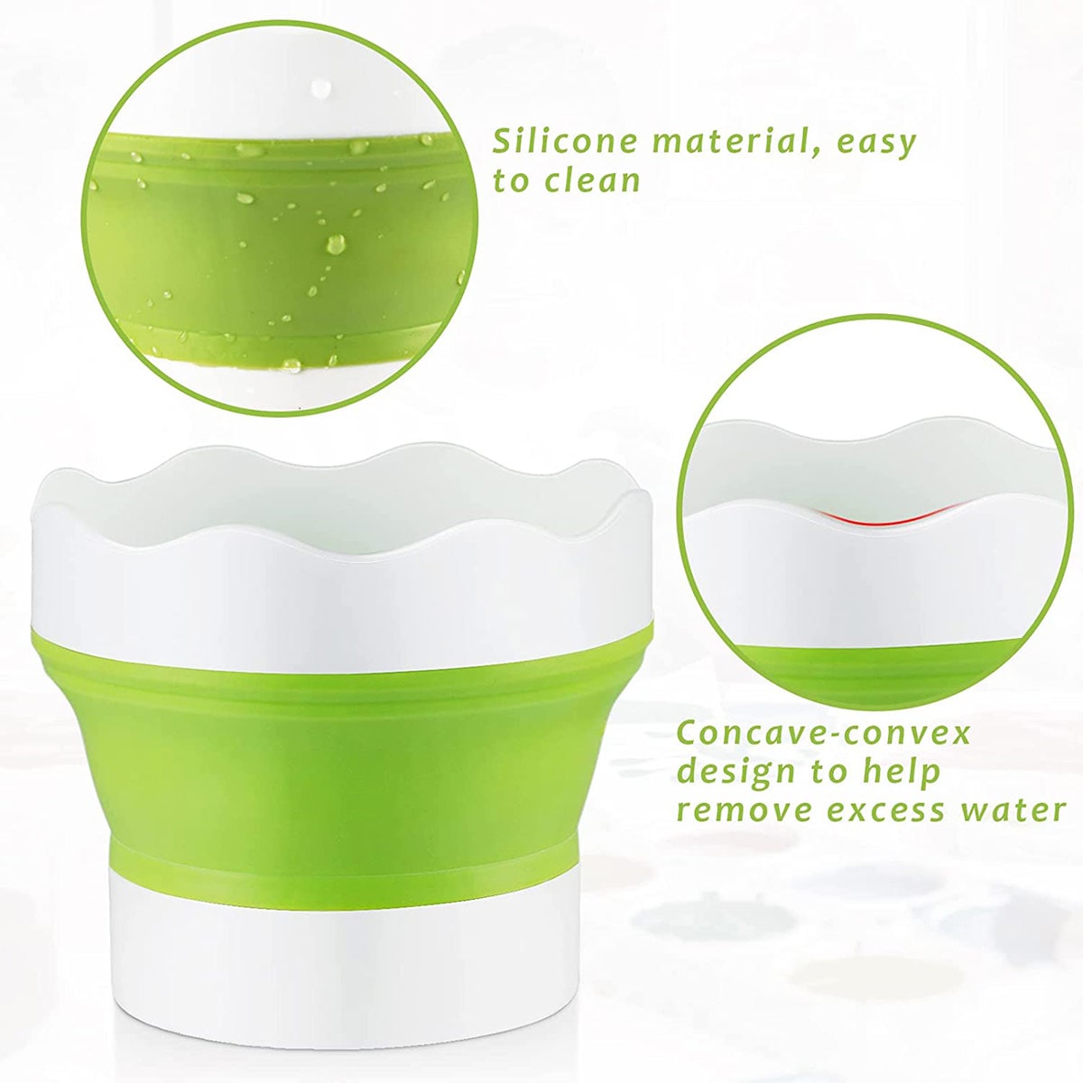 Collapsible Paint Brush Washer Cup