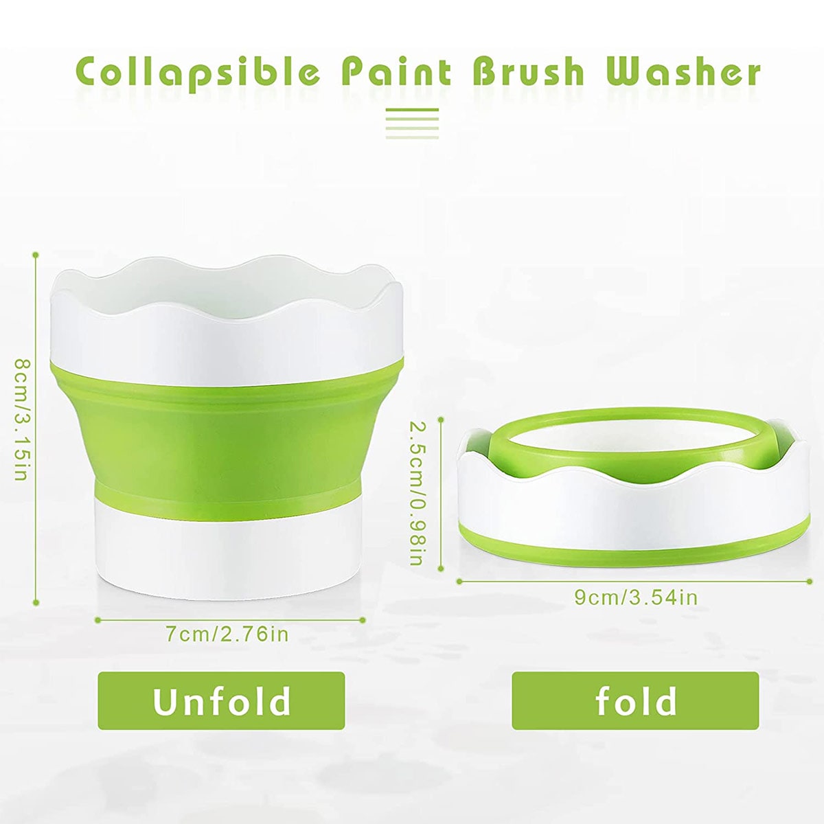 Collapsible Paint Brush Washer Cup