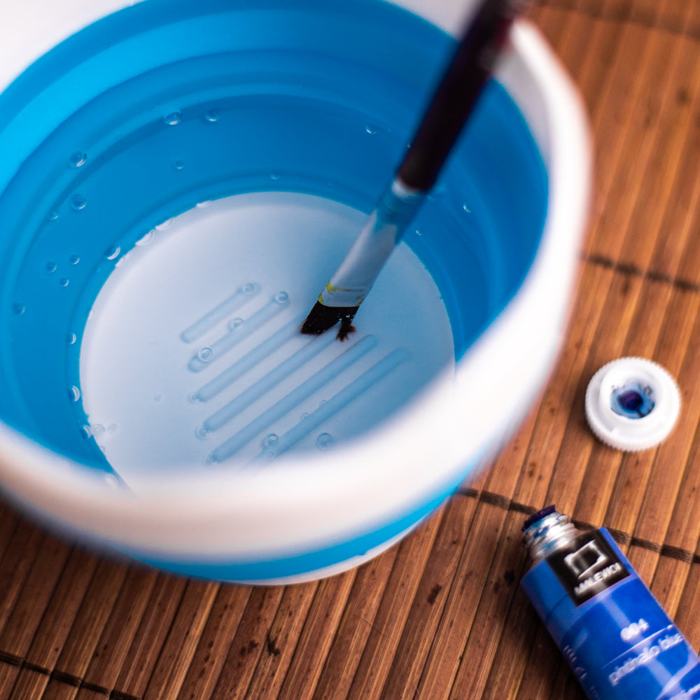 Collapsible Paint Brush Washer Cup