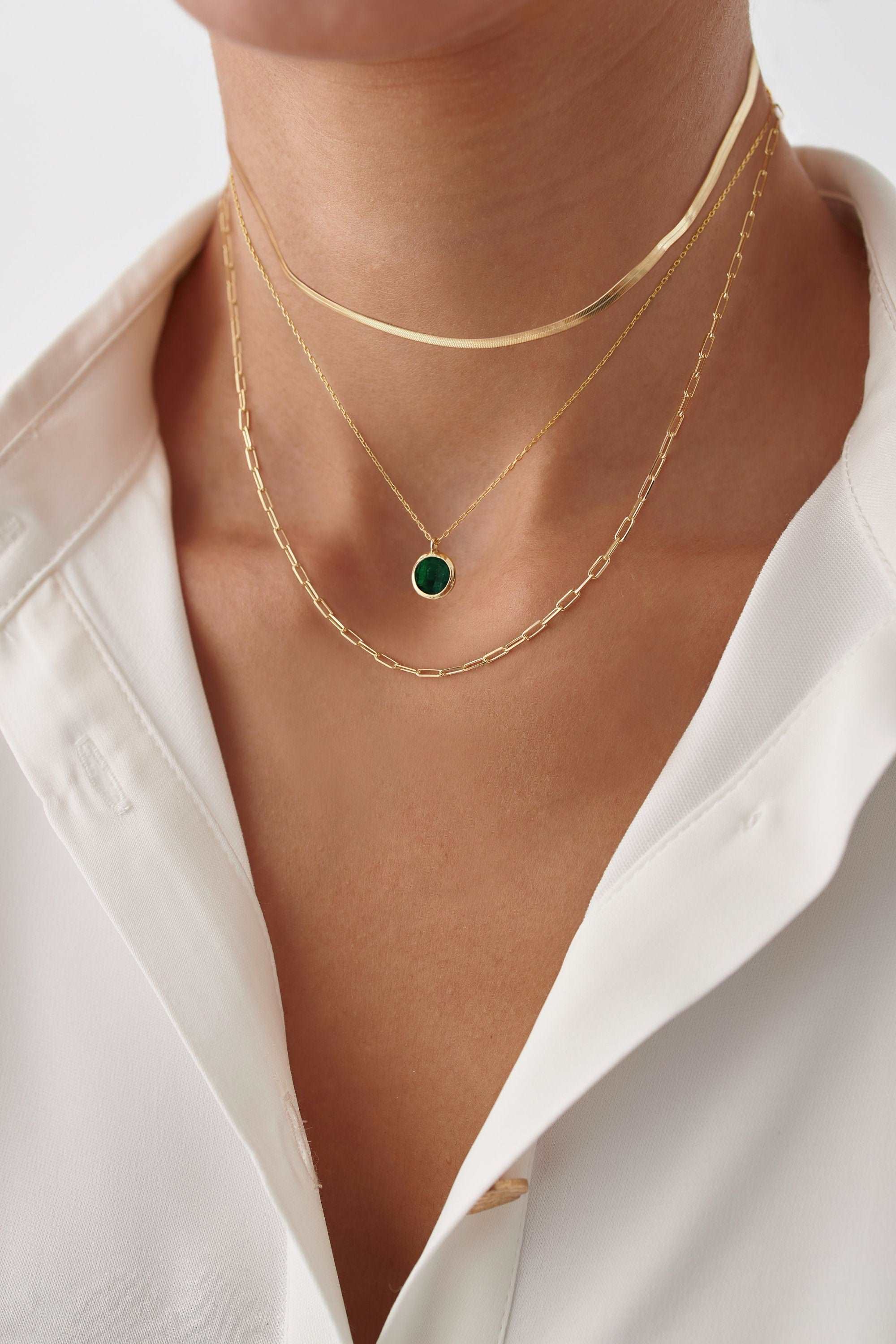 Dainty Birthstone Necklace | Gemstone Jewelry | Personalized Gift