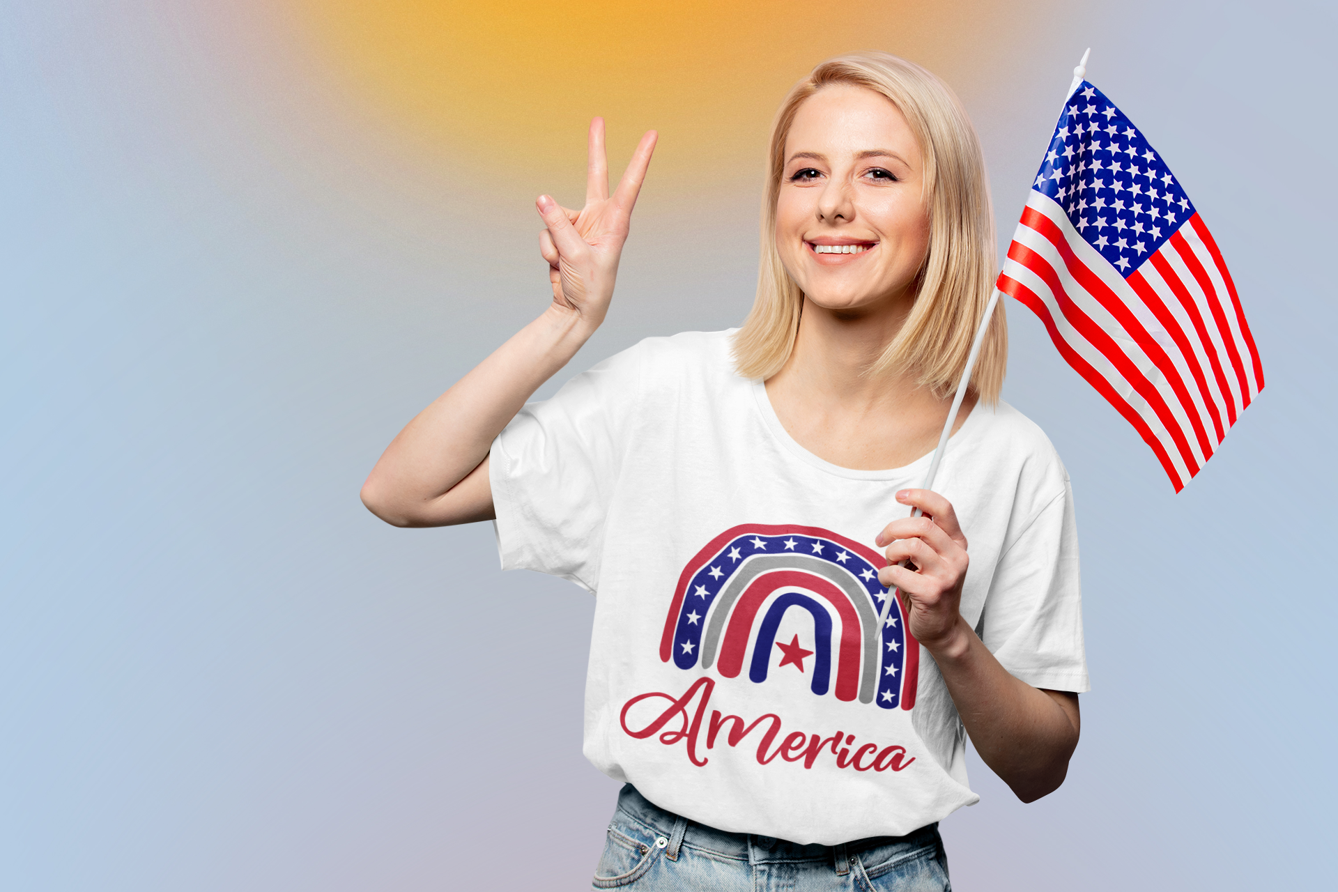 American Rainbow T-Shirt