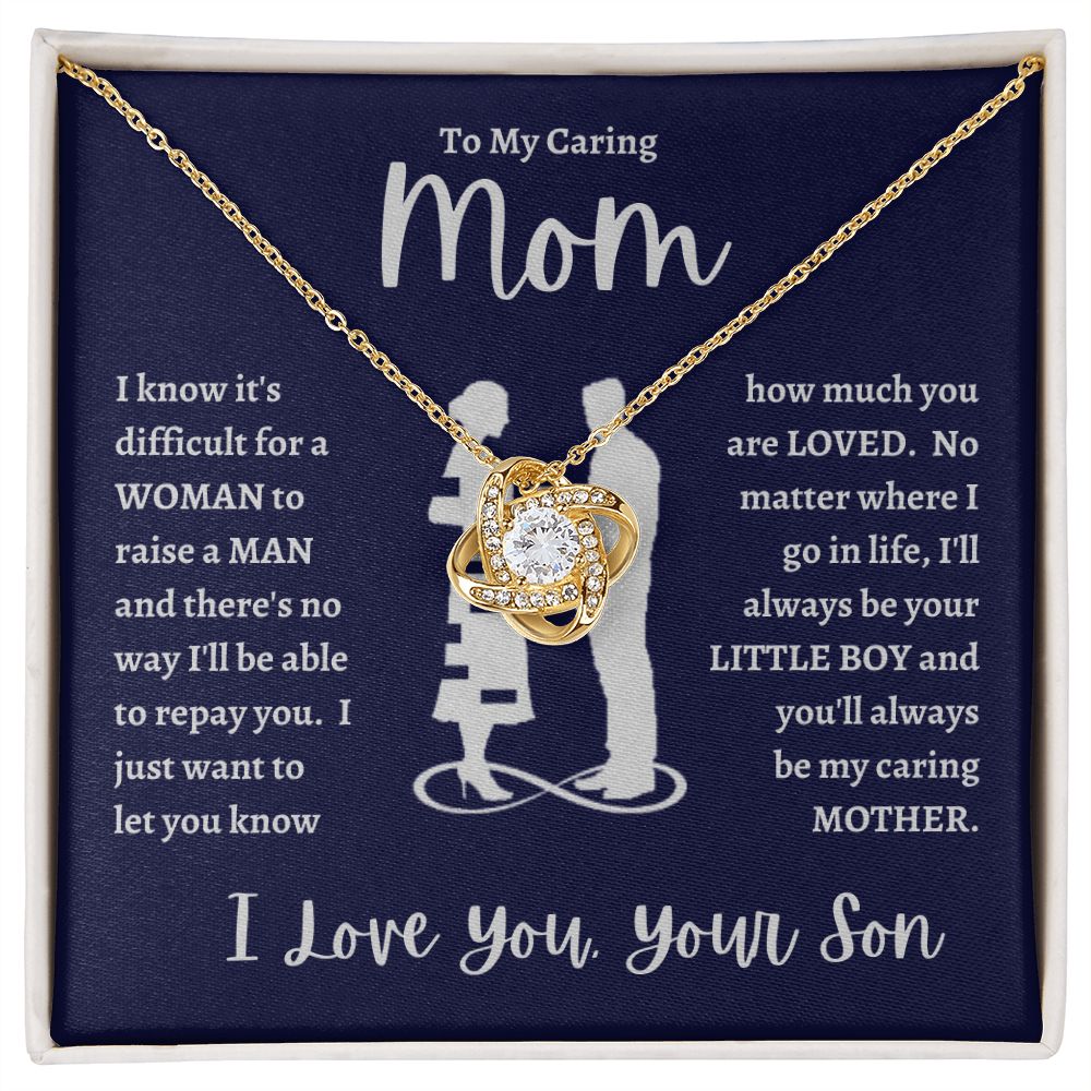 Love Knot Necklace - Caring Mom | To Mom | From Son