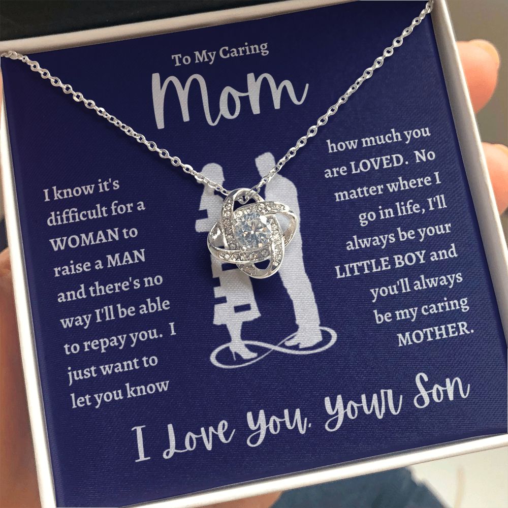 Love Knot Necklace - Caring Mom | To Mom | From Son