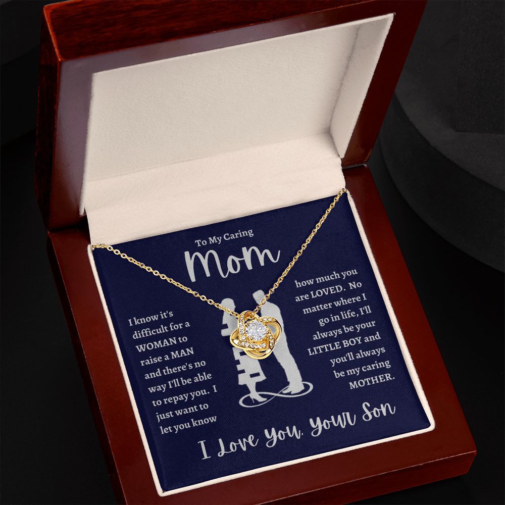 Love Knot Necklace - Caring Mom | To Mom | From Son