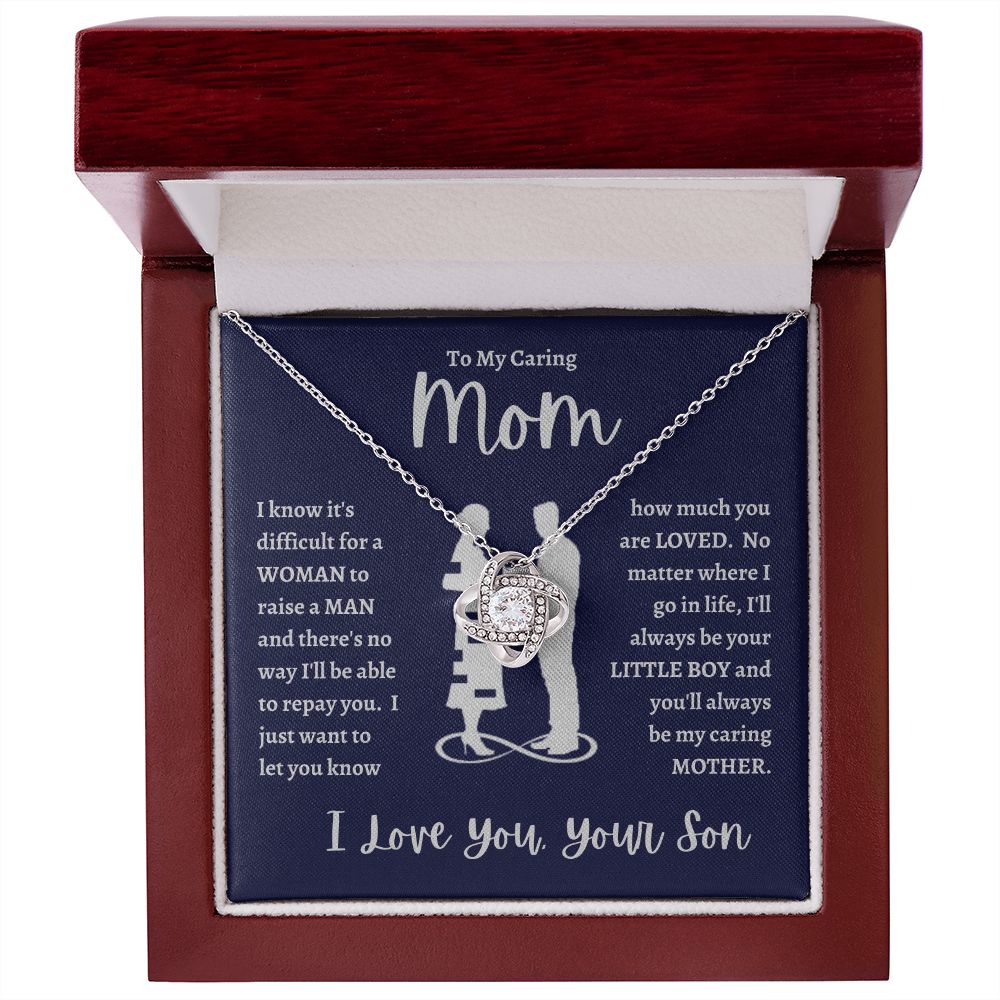 Love Knot Necklace - Caring Mom | To Mom | From Son
