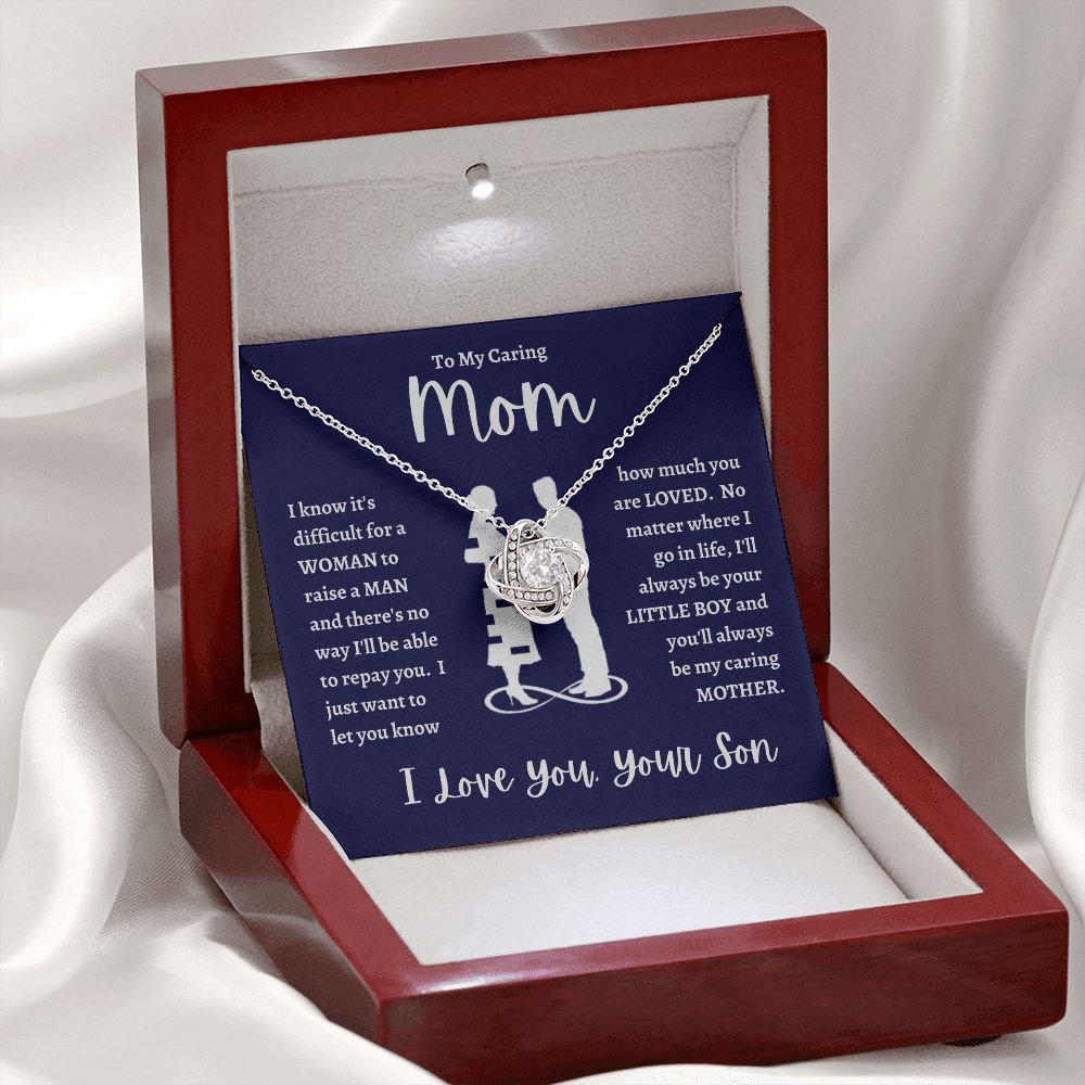Love Knot Necklace - Caring Mom | To Mom | From Son