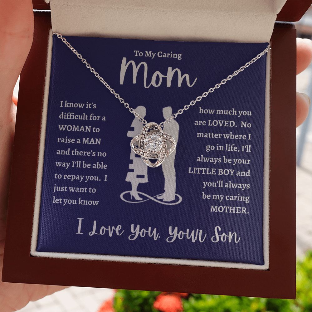 Love Knot Necklace - Caring Mom | To Mom | From Son