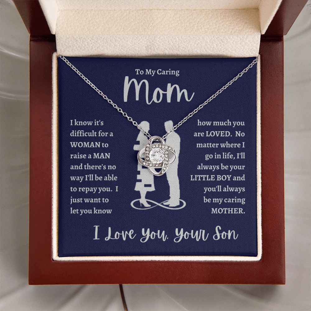 Love Knot Necklace - Caring Mom | To Mom | From Son