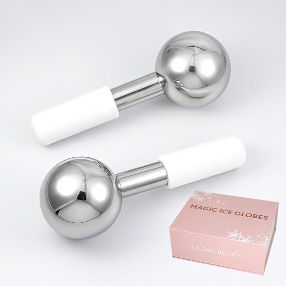 Facial Ice Globes Cold Hot Stainless Steel
