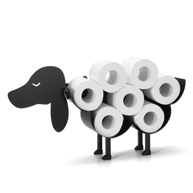 Black Sheep Wall-Mount Toilet Paper Roll Holder