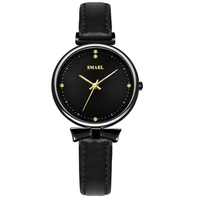 SMAEL Women Watches Luxury Brand Analog Quartz Wristwatches for Fashion Women Female Ladie Watch Waterproof Clock Ladies Gift