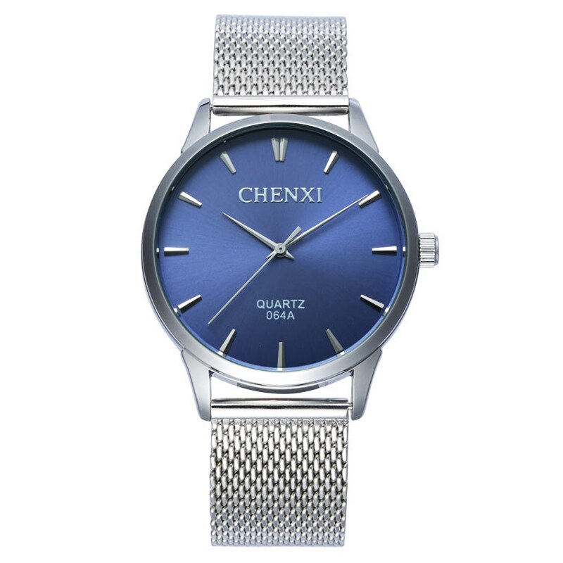 CHENXI Top Luxury Men Brand Stainless Steel Quartz Watch Men's Casual Waterproof Analog Sport Wristwatches Fashion Clock Male