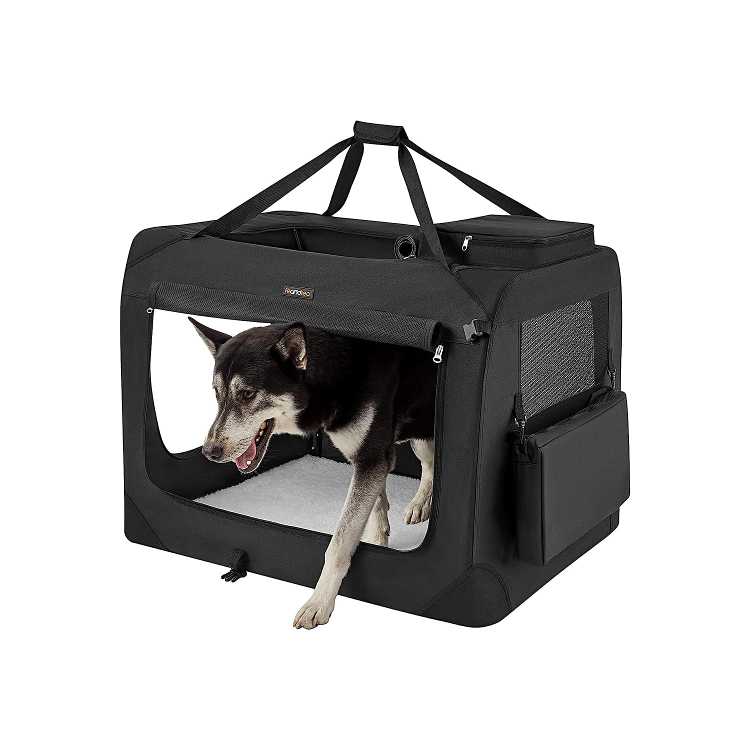 Feandrea Collapsible Dog Crate with Handle