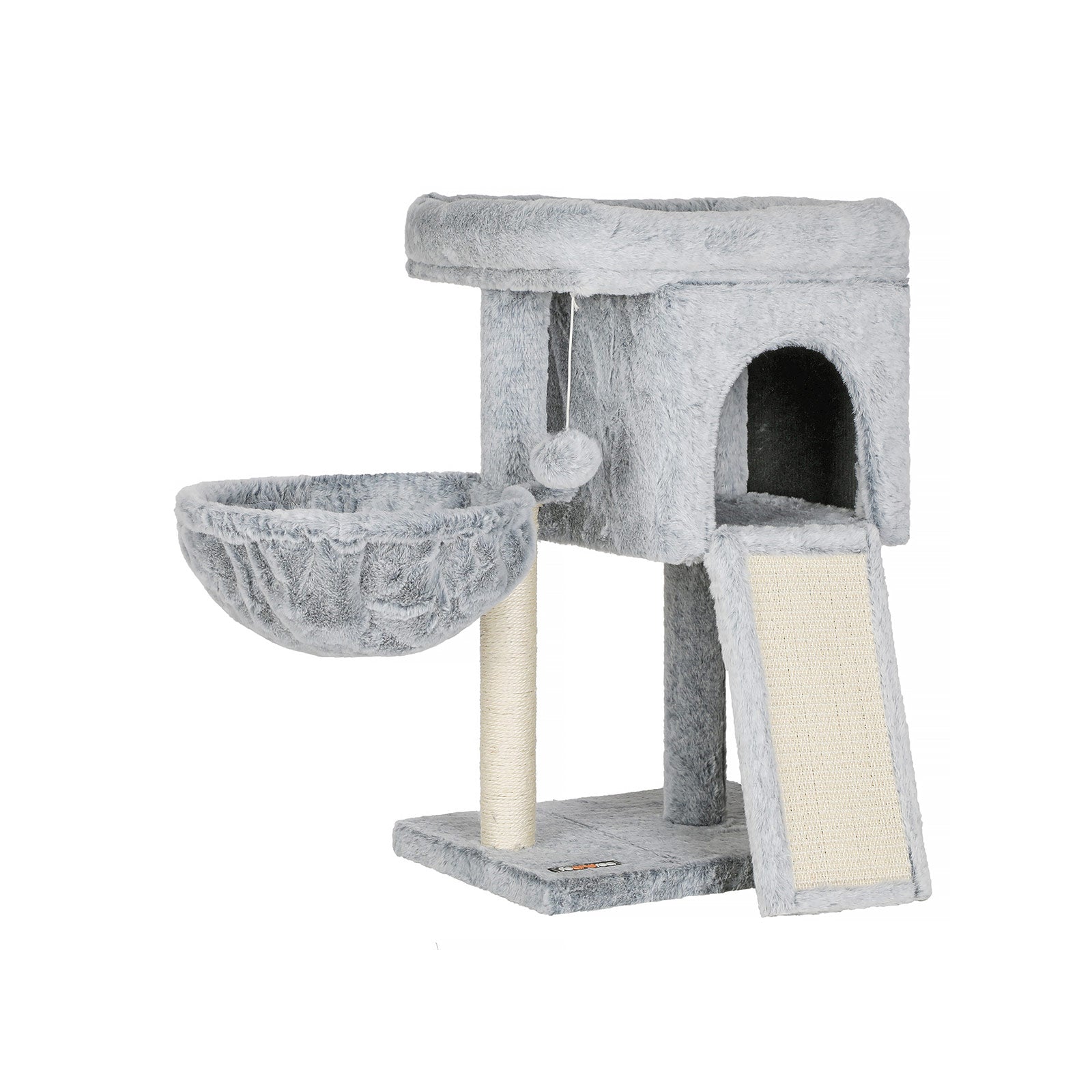 Feandrea Cat Activity Center with Large Scratching Board