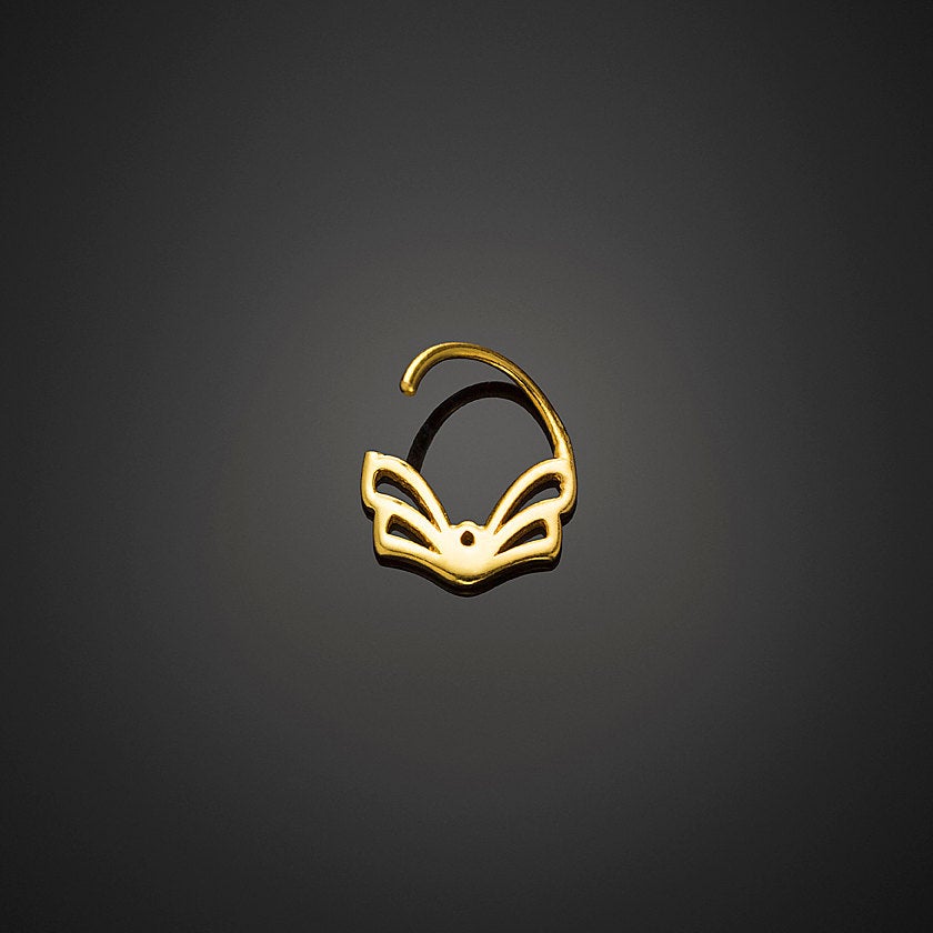 Indo Gold Plated Septum Ring