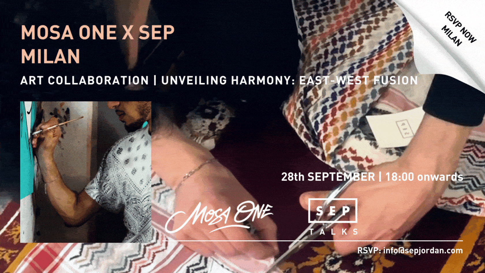 MOSA ONE FOR SEP Art Collaboration | Unveiling Harmony: East-West Fusion